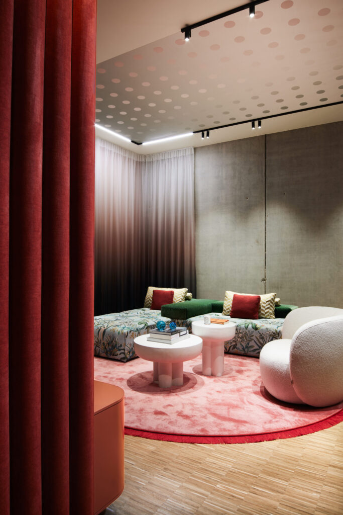 Wohnraum im Business Apartment