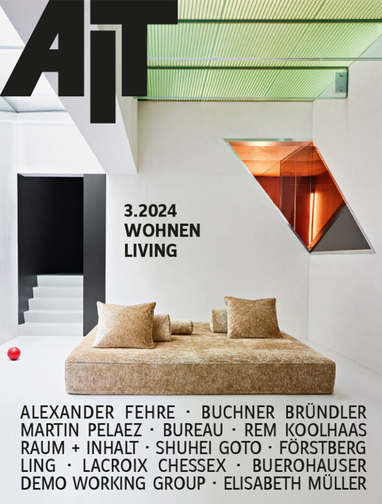 Titelseite der AIT Ausgabe 3.2024 „Wohnen“