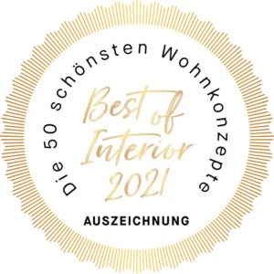 Siegel „Best of Interior 2021 – Auszeichnung“