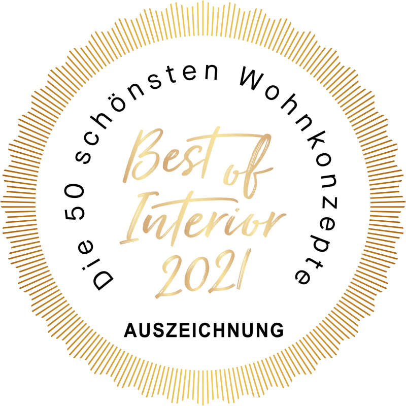 Siegel „Best of Interior 2021 – Auszeichnung“