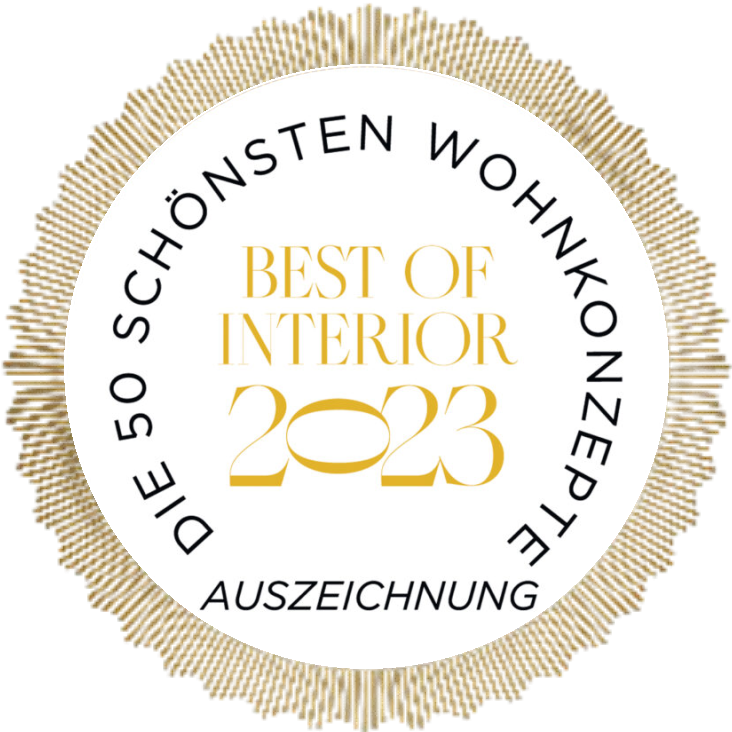 Siegel „Best of Interior 2023 – Auszeichnung“
